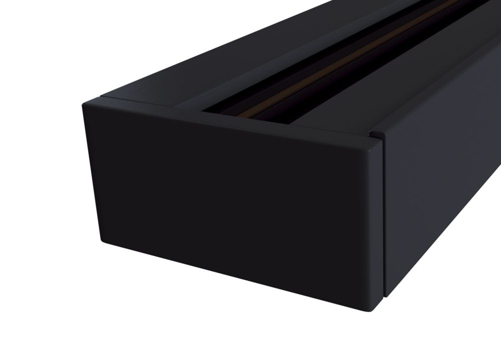 Sina Busbar trunkings Negru LED L100xH2cm