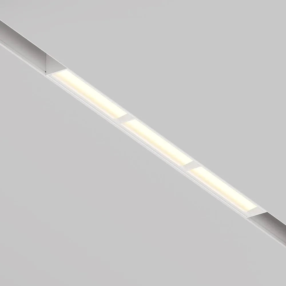 Spot pentru sina Exility din Aluminiu Alb H4.6xL32.6cm 18W 879lm 3000k Parete