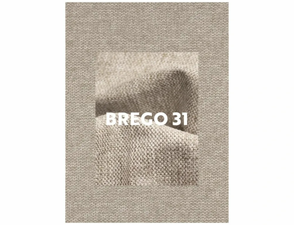 Set 2 Scaune din Stofa Bej deschis si Metal Bej H91xL45xA52cm Jerry