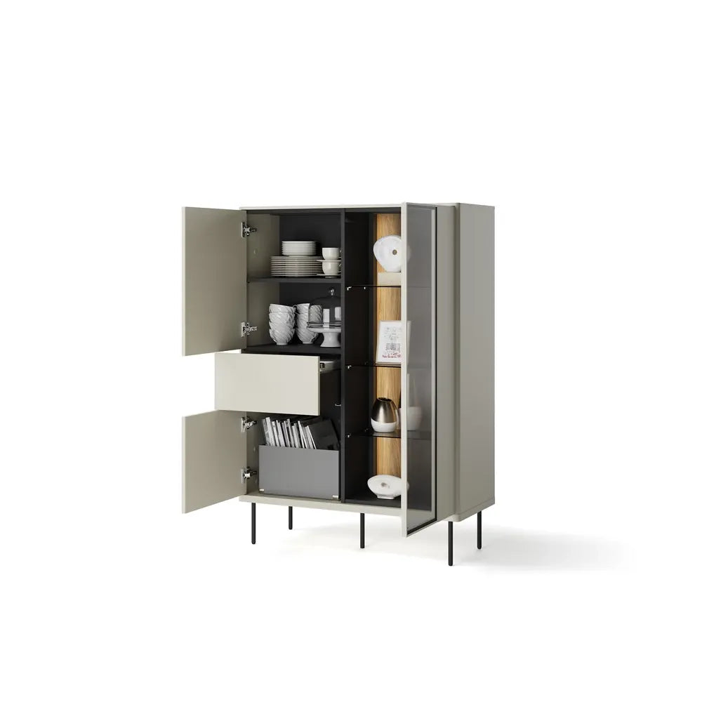 Vitrina iluminata EPIRO L98cm x A41cm x H140cm