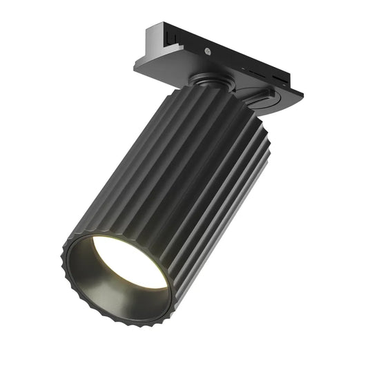 Spot pentru sina Unity din Aluminiu Negru H13.2xL10cm Calipso