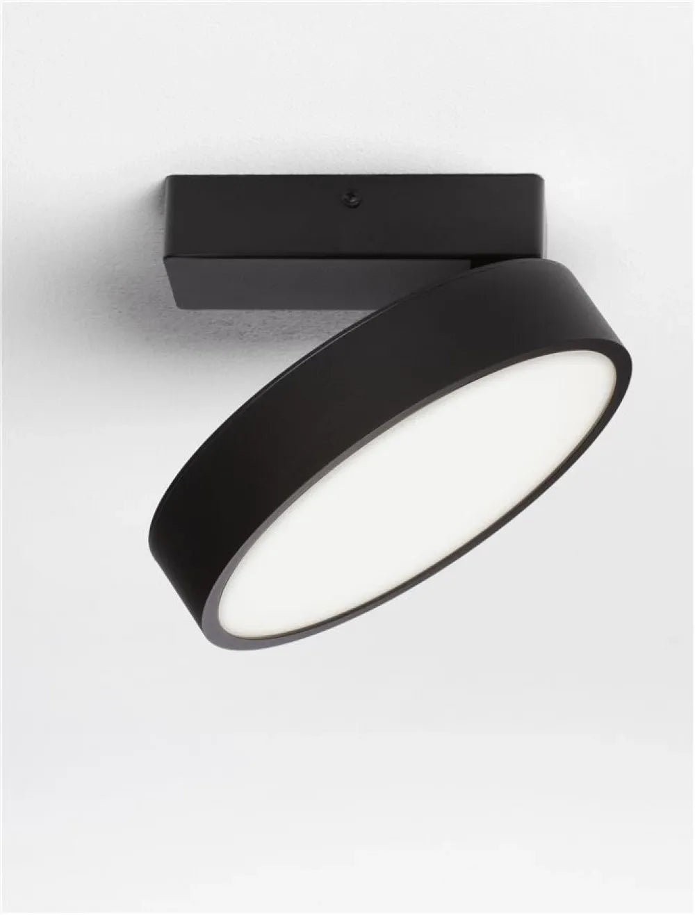 Spot aplicat din Aluminiu Negru H9.5xL20cm IP20 20W 1657lm 2700-6000k PERFECT