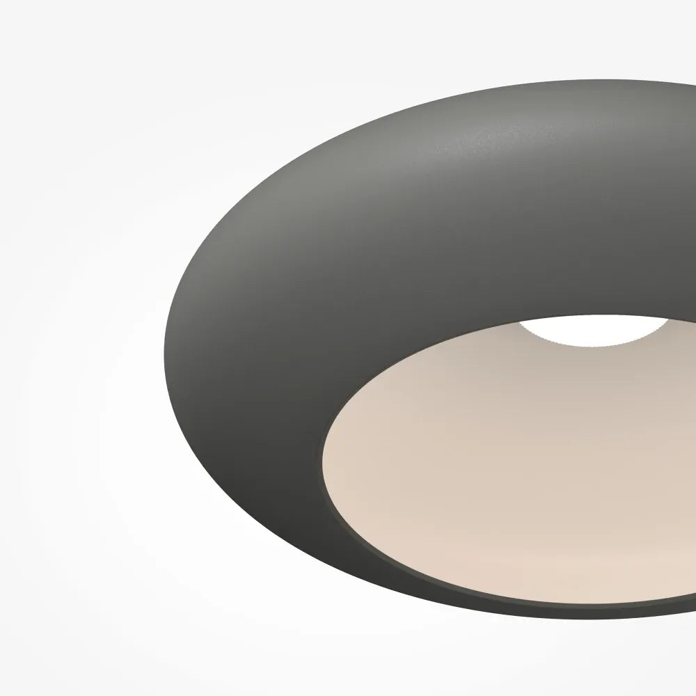Plafoniera din Aluminiu Gri H16.5xD40cm Aros