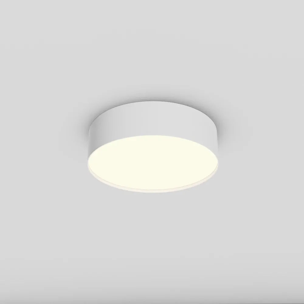 Plafoniera din Aluminiu Alb H6xD22cm Zon