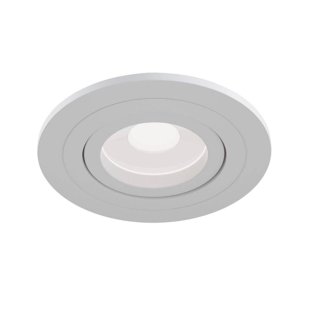 Spot incastra din Aluminiu Alb D10xH9cm Atom