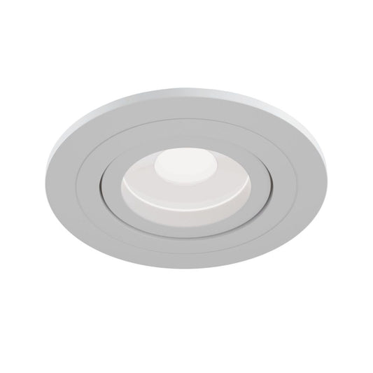 Spot incastra din Aluminiu Alb D10xH9cm Atom