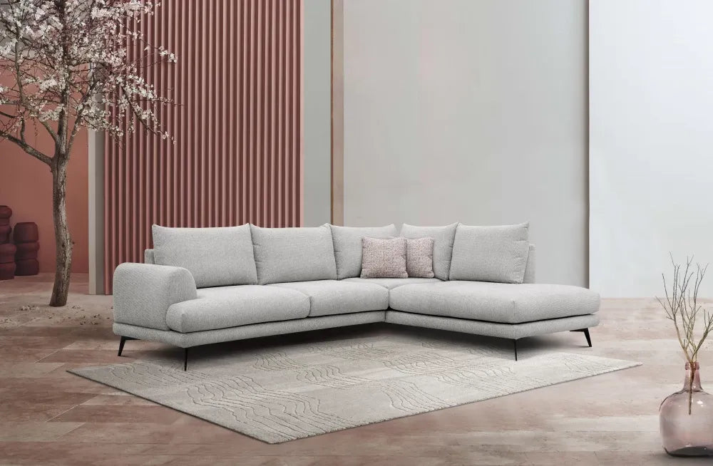 Coltar in forma de L personalizabil L282cm Inferno