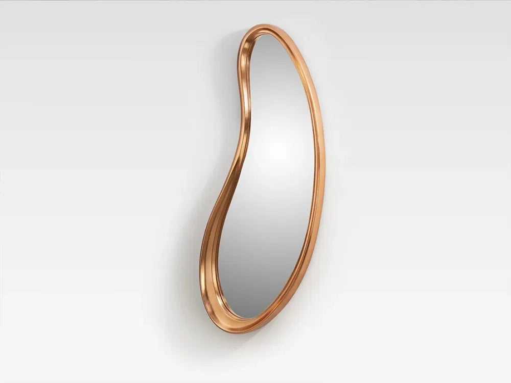 Oglinda cu rama din Poliuretan Rosegold L67xH166cm Brigitte