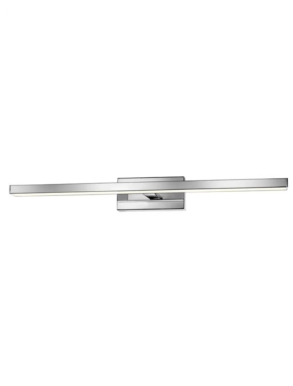 Aplica de perete structura din Aluminiu Argintiu si abajur din Acrilic Alb H7.5xL63cm IP44 18W 1513lm 3000k MODENA