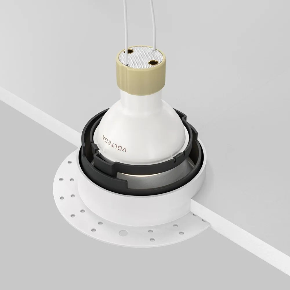 Spot incastrat rotund din Aluminiu Alb H4xD10cm IP 20 GU10 10W Share