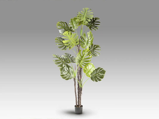 Planta artificiala din Plastic Verde L120xH210cm Monstera