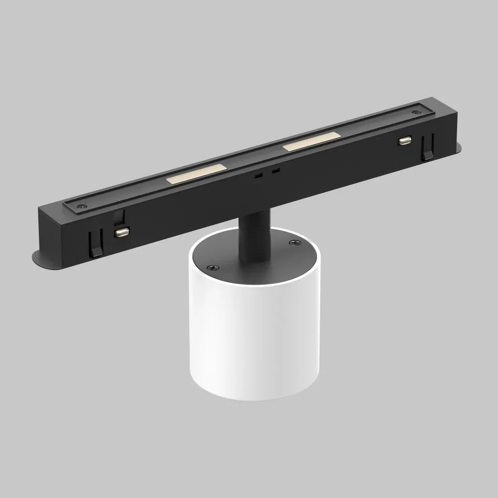 Spot dimabil smart pentru sina Exility din Aluminiu Alb H9.6xL19.3cm 7W 350lm 2700-6000k Alfa S