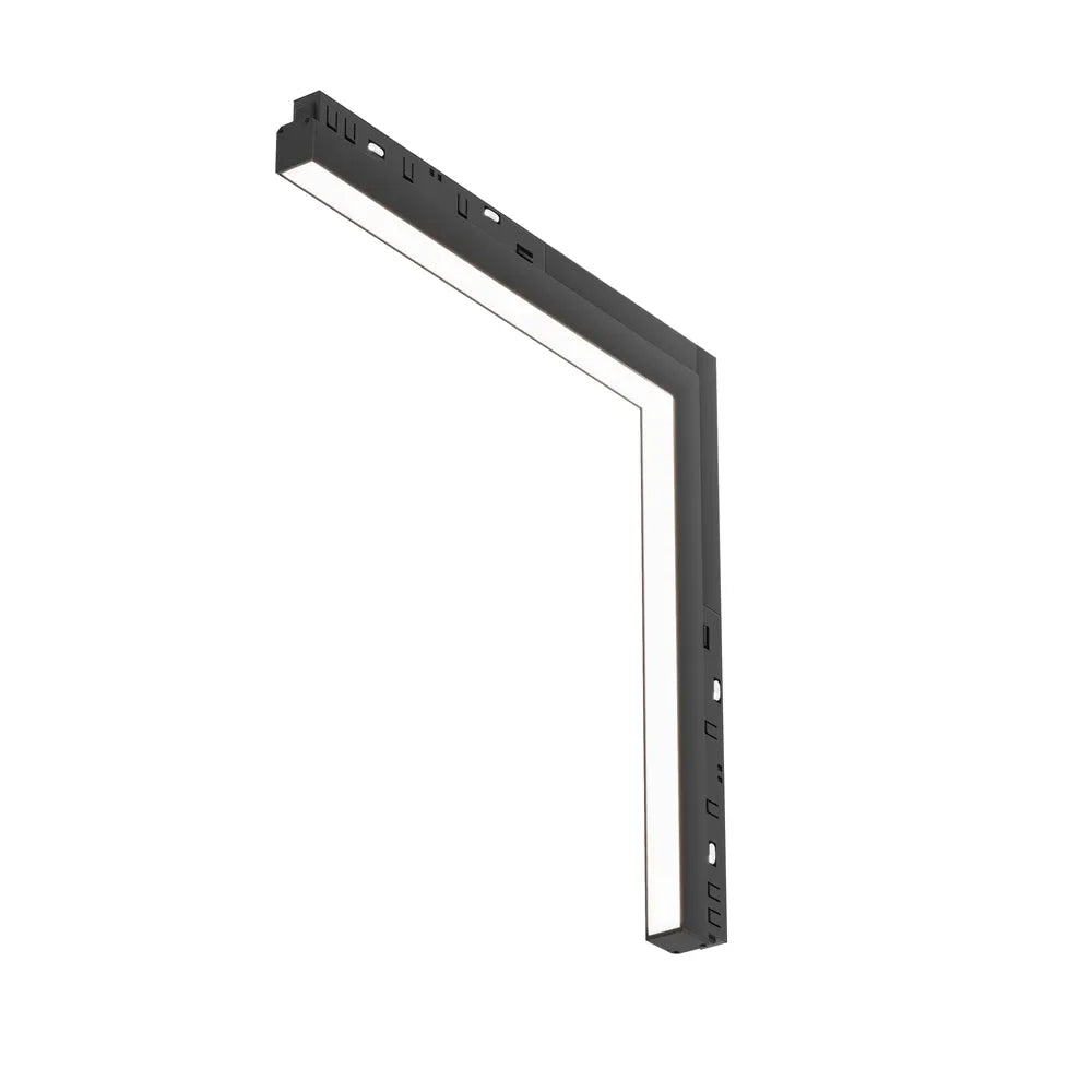 Spot pentru sina Exility incastrata din Aluminiu Negru H4xL32cm IP 20 24W 1250lm 4000k Basis