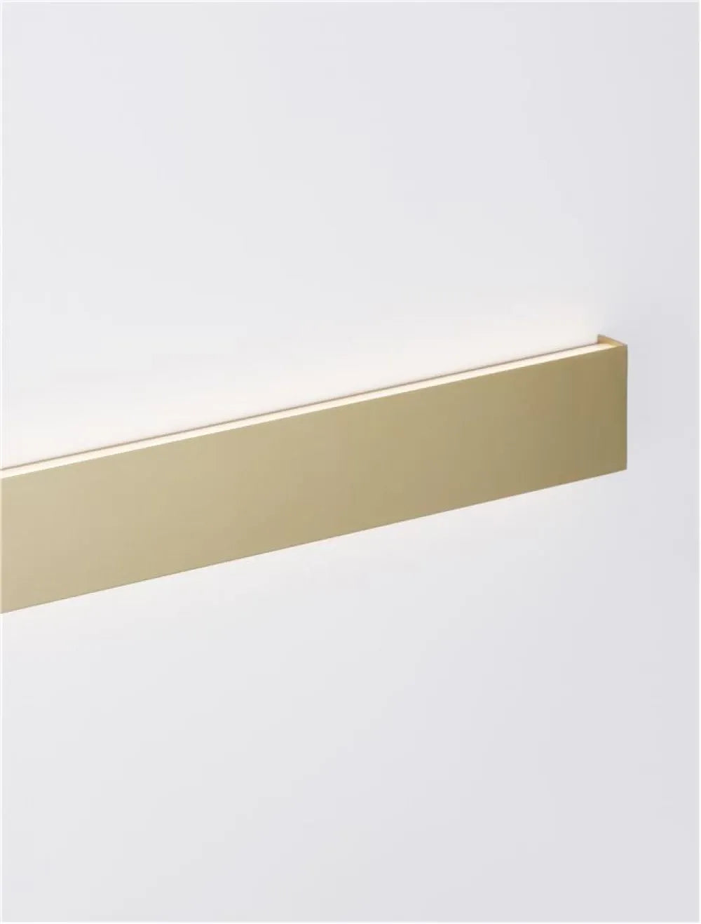 Aplica de perete din Aluminiu Auriu H7.5xL90cm IP20 36W 2614lm 3000k SELINE