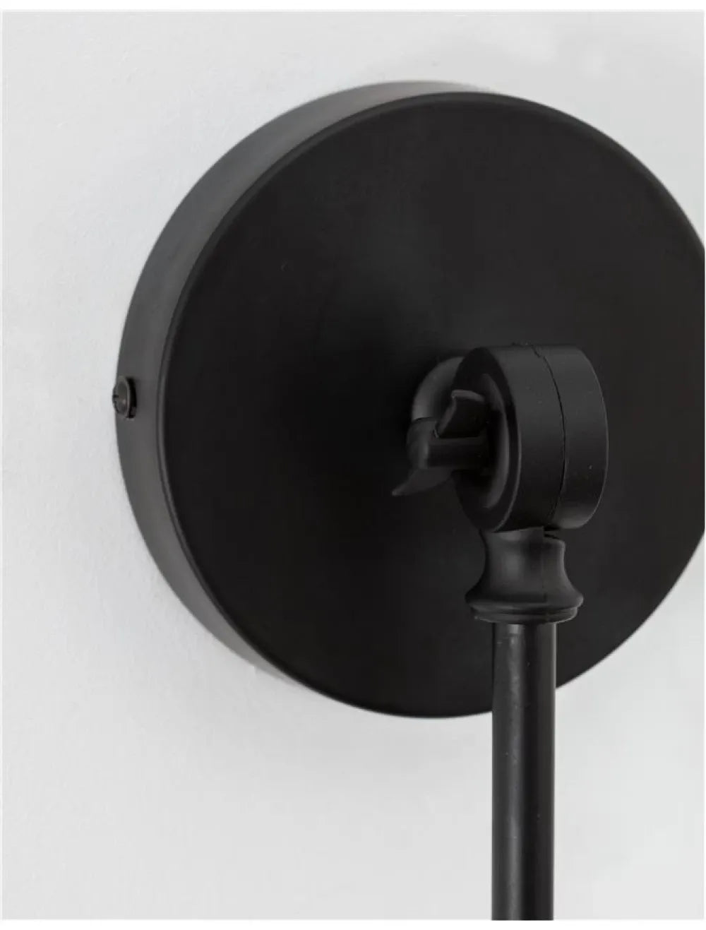 Aplica de perete structura din Metal Negru si abajur din Metal Negru H44xL16cm IP20 VIRGO
