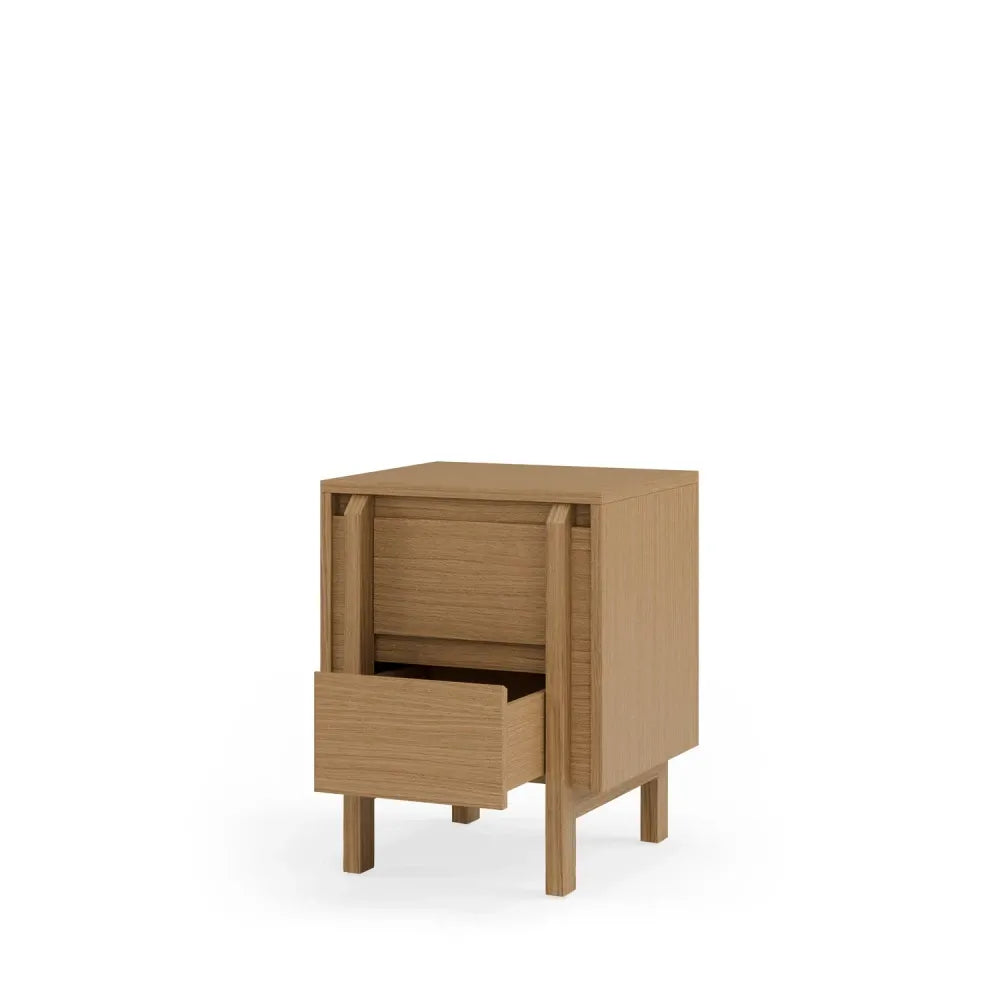 Noptiera cu sertare Pacific de culoare stejar L40xH48cm