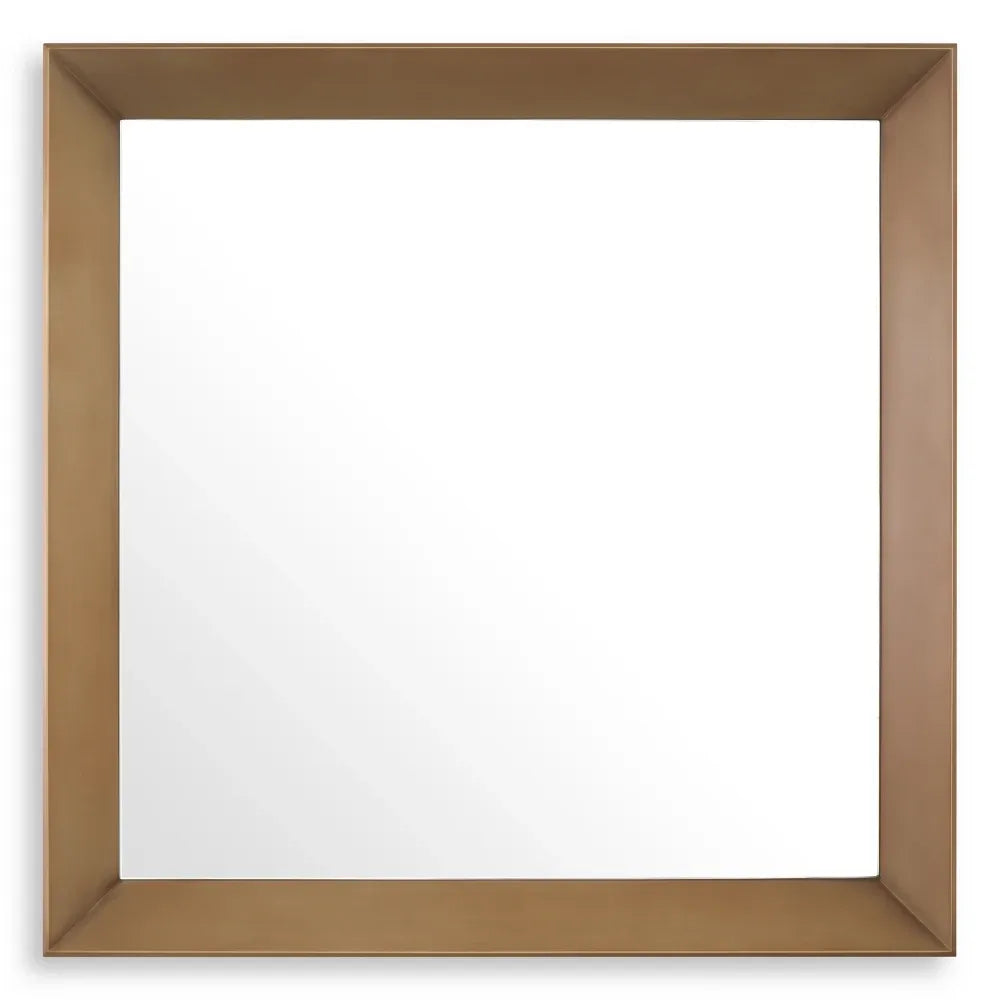 Oglinda cu rama din Metal Alama L100xH100cm Othello Eichholtz