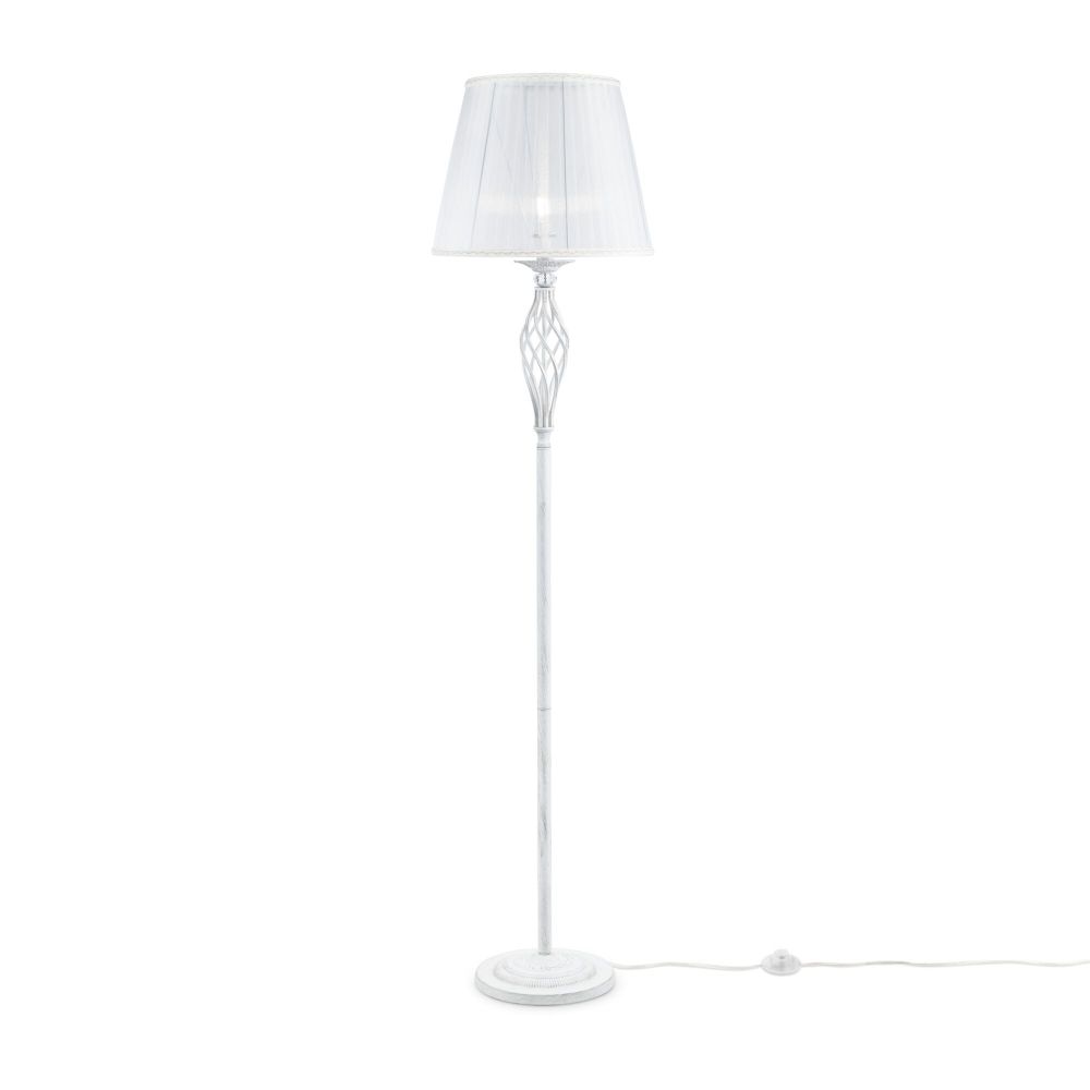 Lampa de podea din Organza Alb D38xH165cm Grace