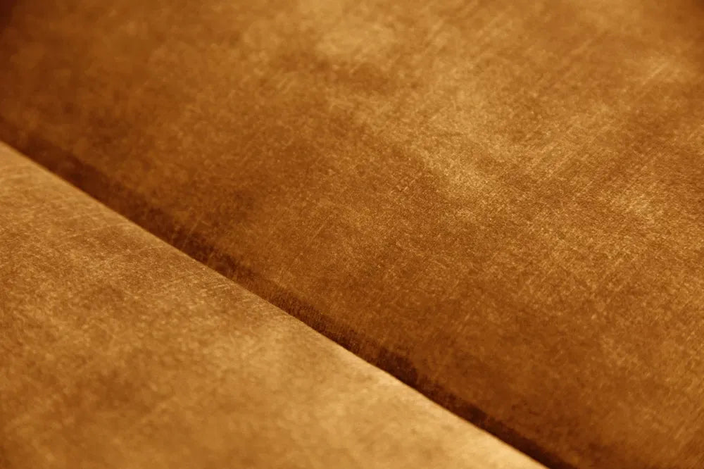 Canapea 3 locuri tapitat cu Catifea Galben L235cm Modern Barock