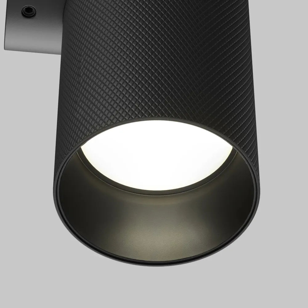 Aplica perete din Aluminiu Negru H20xD5.4cm Artisan