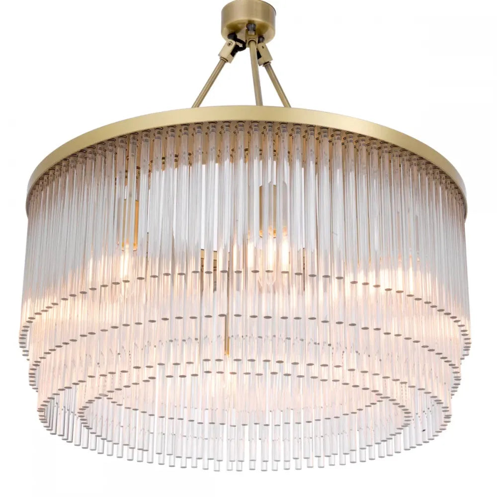 Candelabru din Metal Alama si Sticla Transparent H68xD60cm Hector S  Eichholtz