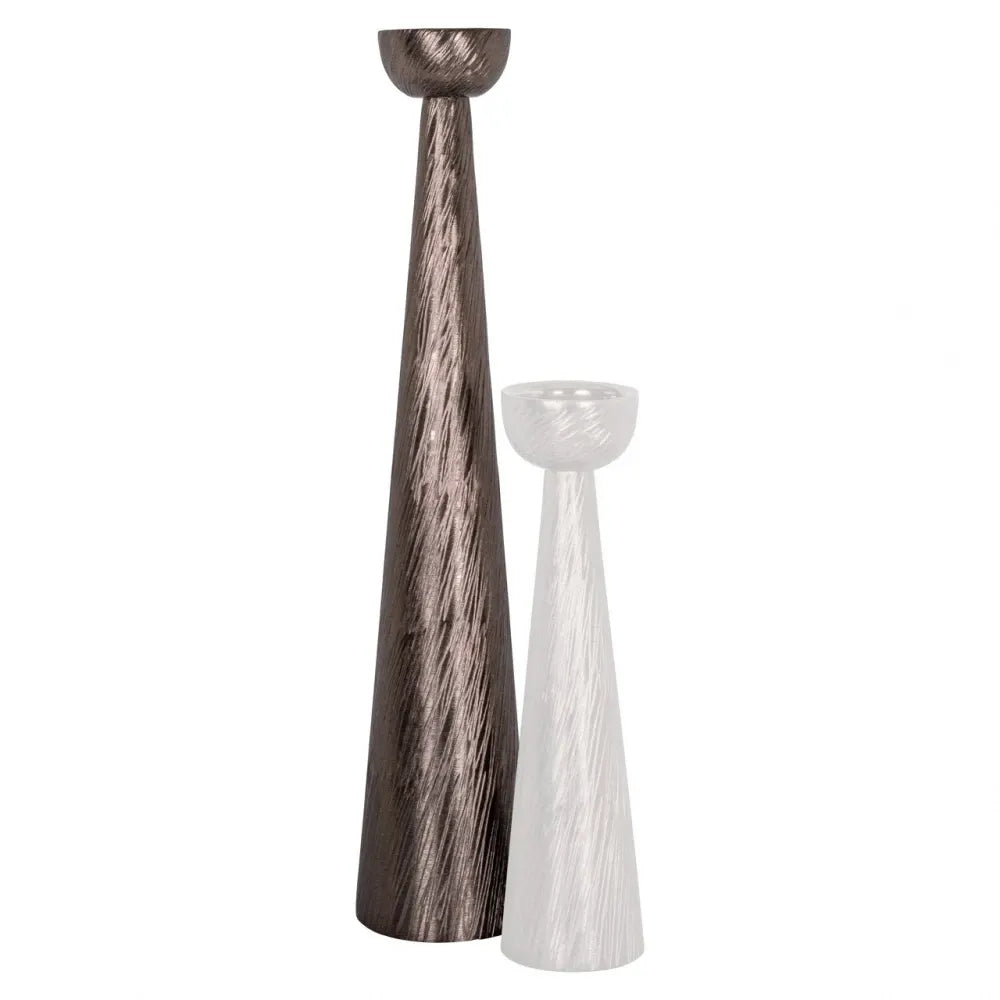 Suport lumanare din Aluminiu Maro D14xH70cm Saphira Richmond Interiors