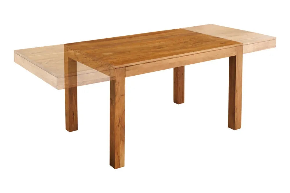 Masa extensibila din Lemn de salcam Maro honey L120-200xH75cm PURE
