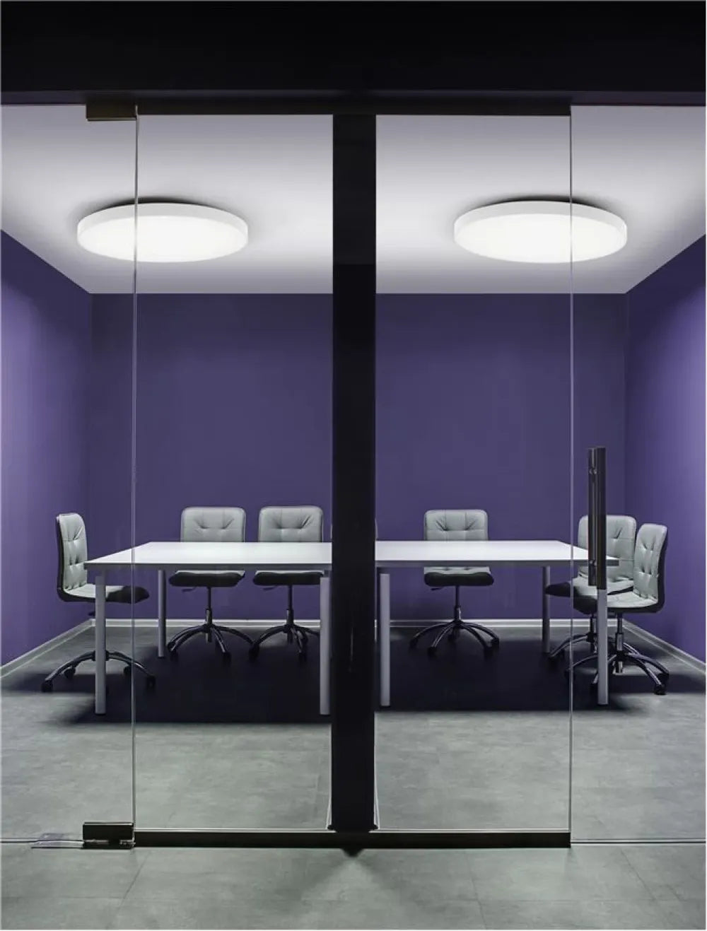 Plafoniera din Aluminiu Alb H10xL80cm IP20 80W 9049lm 3000k PERFECT