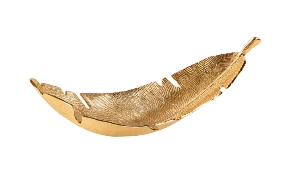 Bol decorativ din Metal Auriu H20xL62cm Silver Leaf