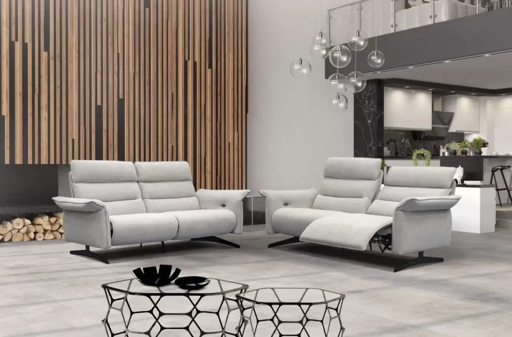 Canapea modulara cu recliner de 2 locuri 214cm Cliff