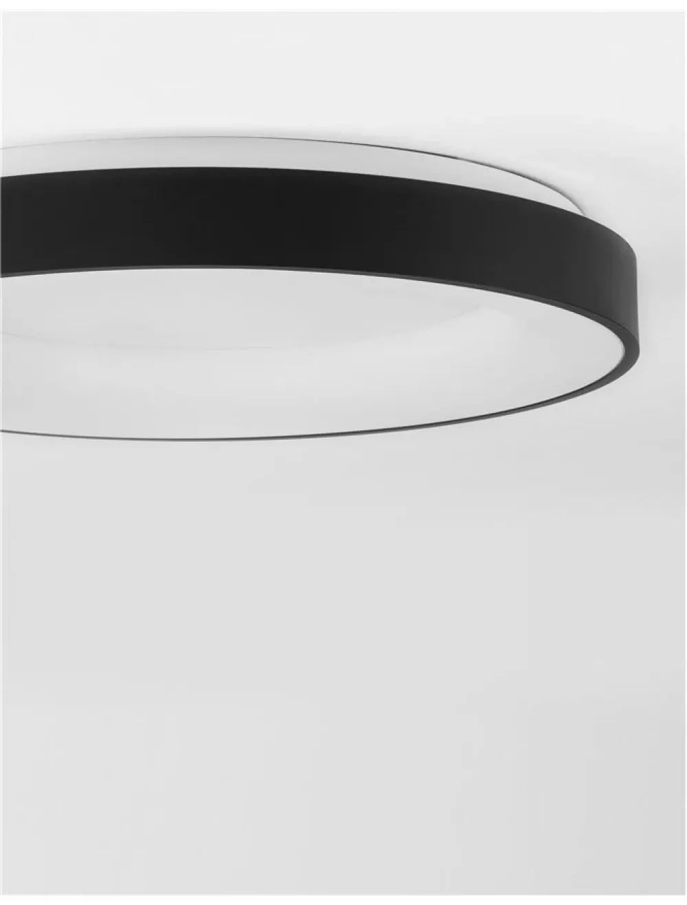 Plafoniera din Aluminiu Negru H9xL60cm IP20 50W 2864lm 4000k RANDO THIN