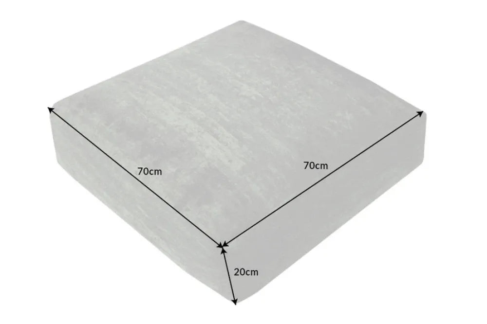 Perna de podea din Stofa Verde H20xL70cm Modern Art