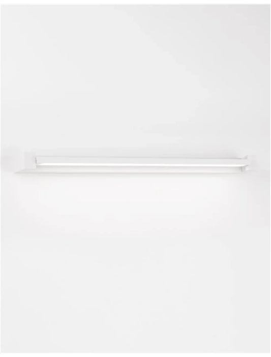 Aplica de perete structura din Aluminiu Alb si abajur din Acrilic  H4.2xL70cm IP20 20W 1811lm 3000k LINE