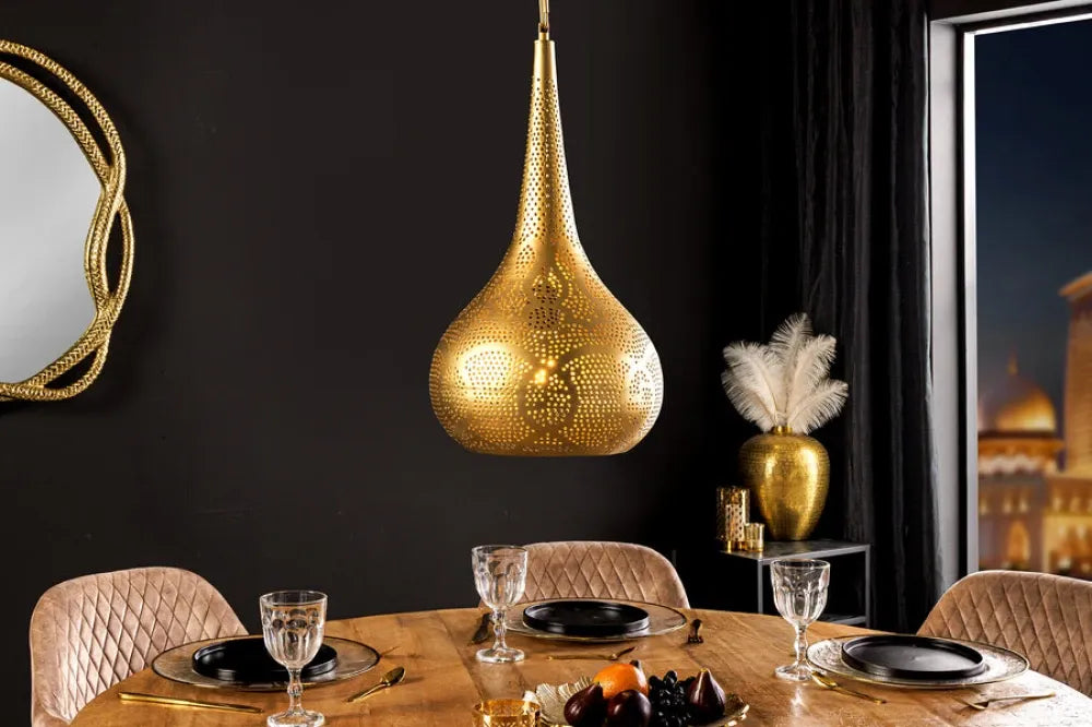 Pendul din Metal Auriu D25xH49cm ORIENT LIVING