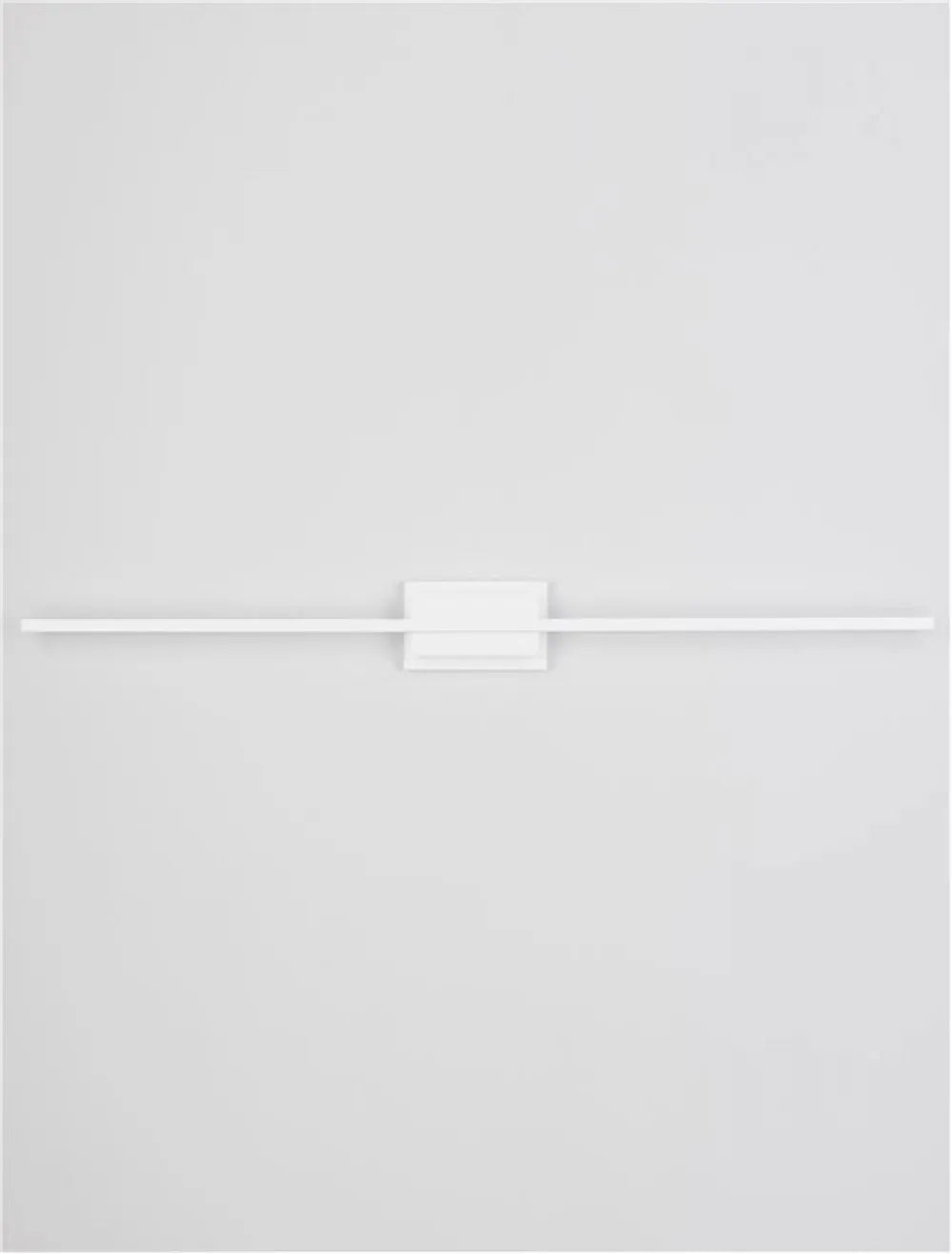 Aplica de perete structura din Aluminiu Alb si abajur din Acrilic  H11.8xL120.5cm IP20 28.5W 1750lm 3000k AZURE