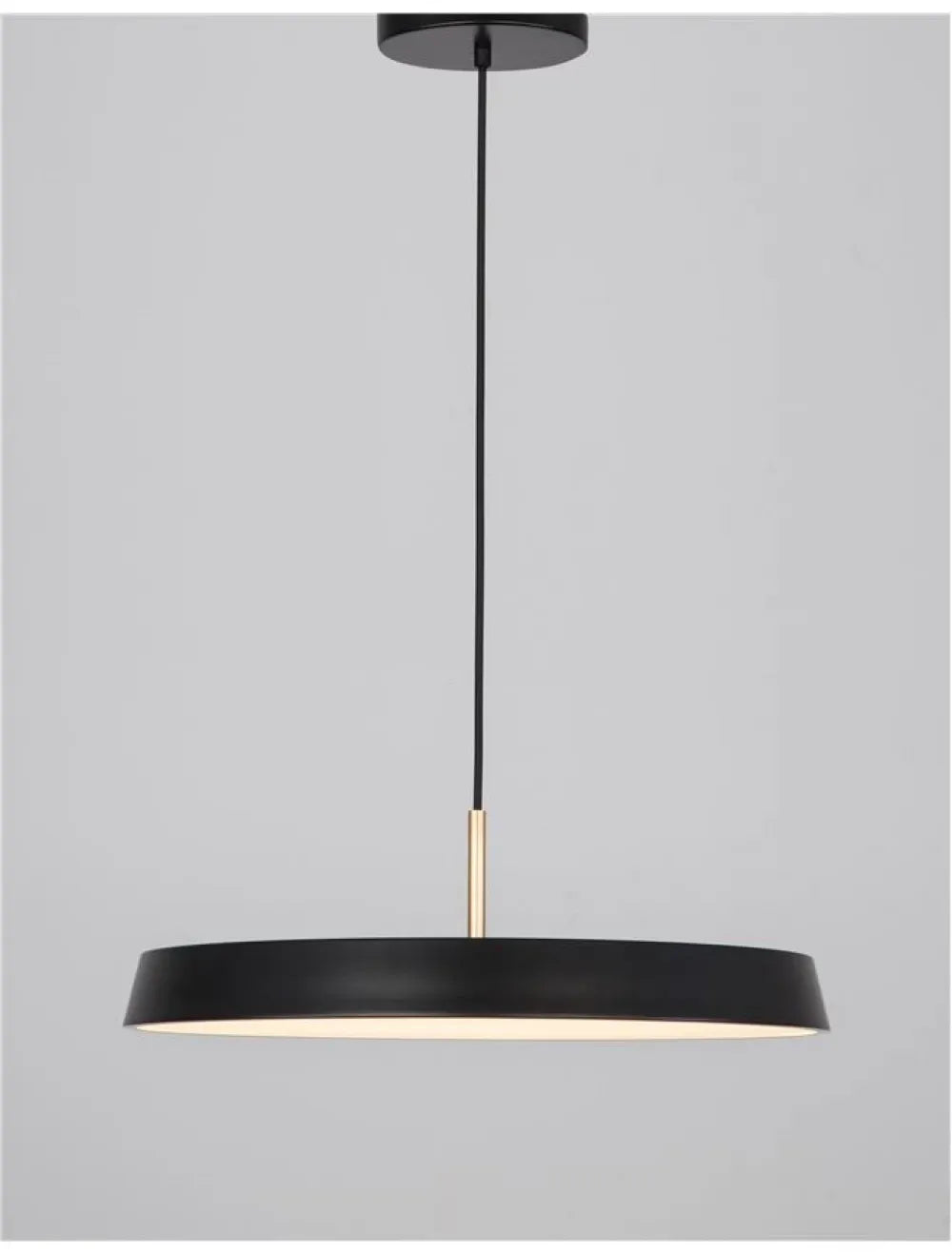 Pendul din Aluminiu Negru H120xL50cm IP20 35W 2662lm 3000k VETRO