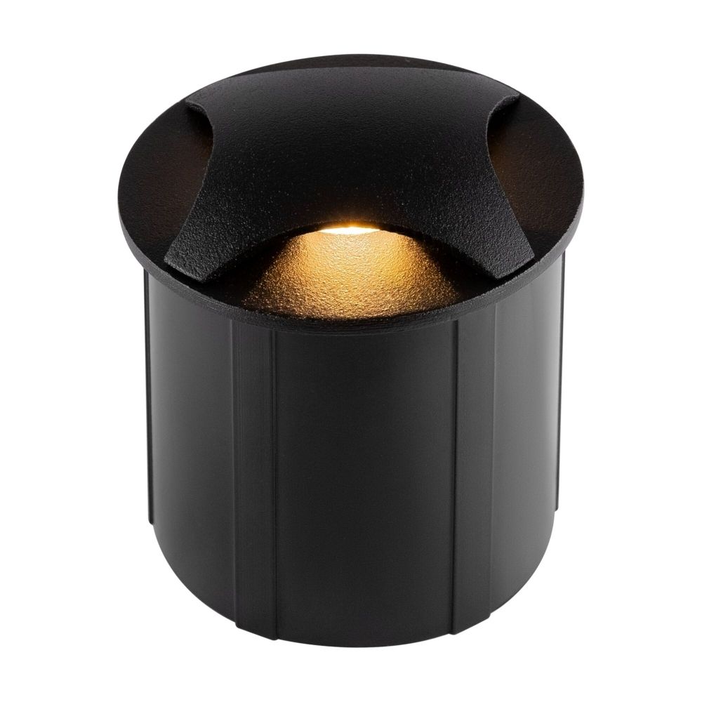Spot incastra din Aluminiu Negru D7xH6cm Biscotti