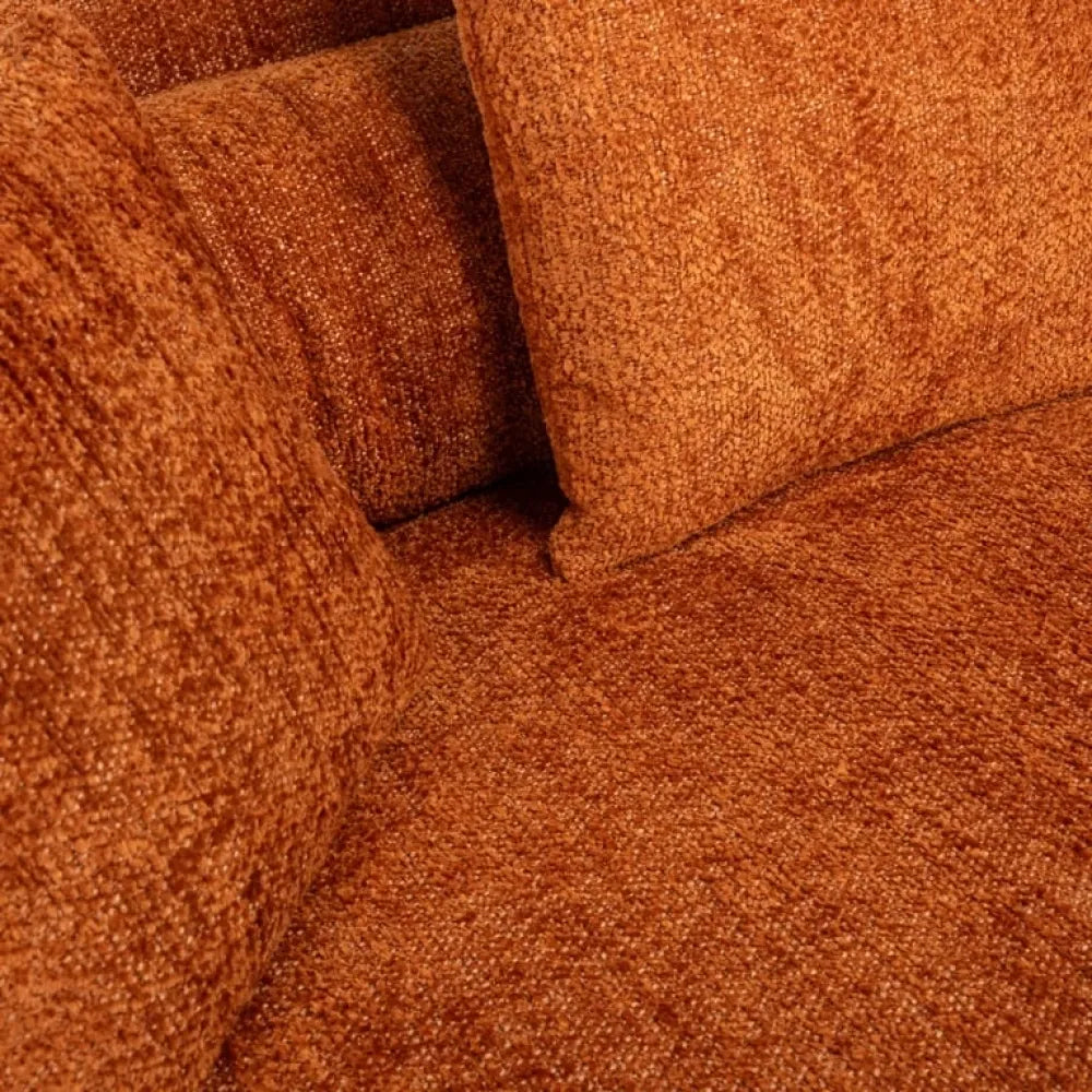 Canapea fixa tapitata cu Stofa Be lovely portocaliu L355cm Rodina Richmond Interiors