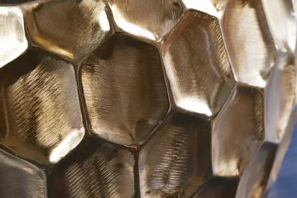 Masuta laterala din Metal Auriu L54xH44cm Organic