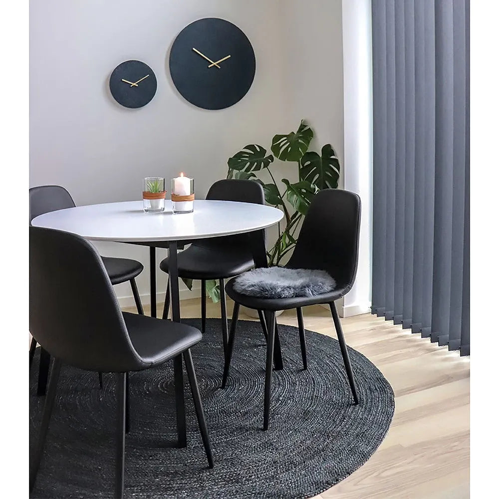 Blanita decorativa pentru scaun Gri D35cm Lambskin
