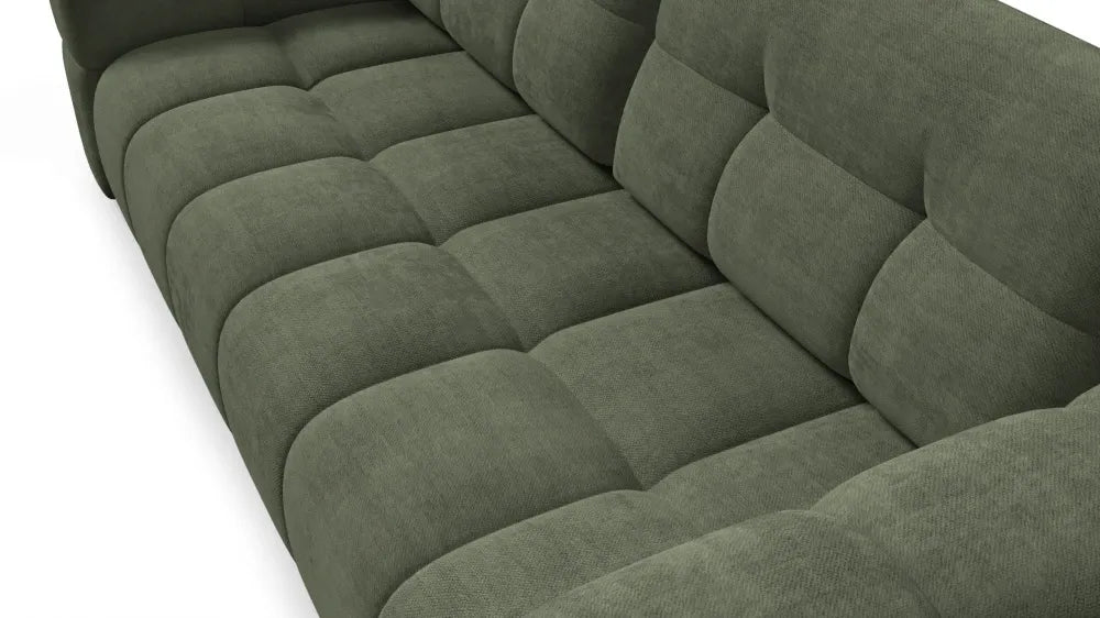 Canapea tapitata cu material pet friendly Alias verde L241x104cm
