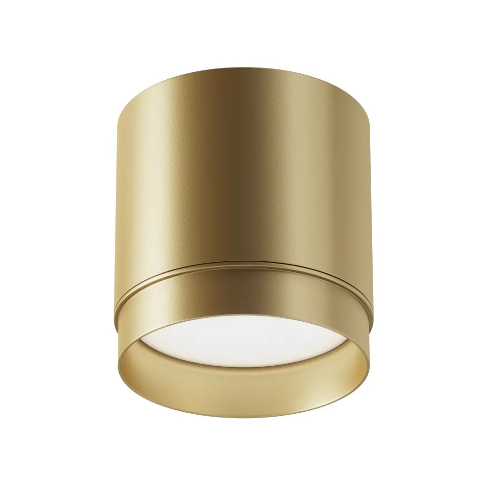 Spot aplicat din Aluminiu/Plastic Auriu mat H8.5xD8.2cm Polar