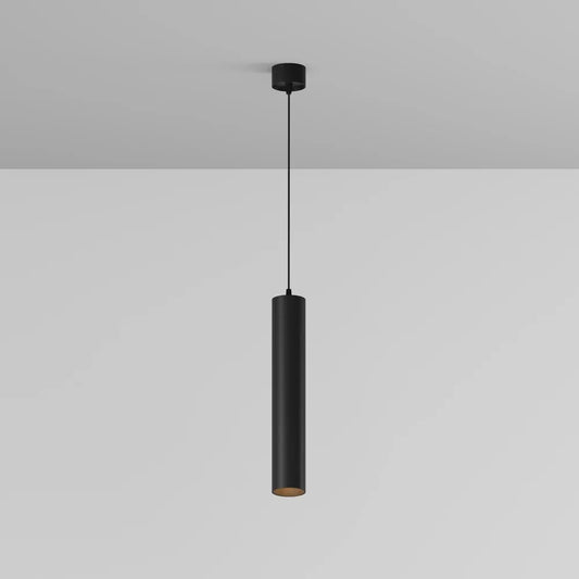 Pendul din Aluminiu Negru H133xD5cm IP 20 12W 900lm 3000k Focus LED