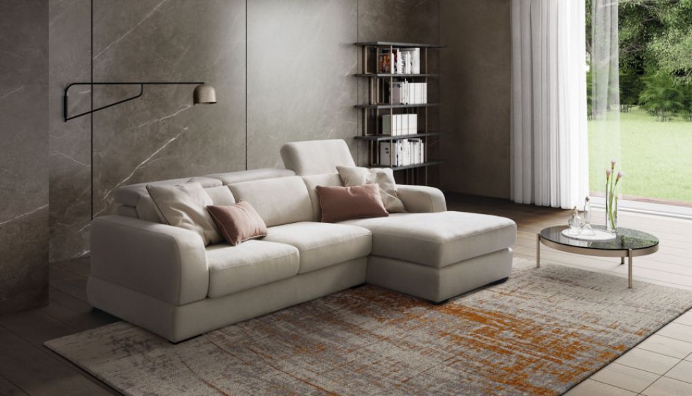 Coltar fix 3 locuri Graffiti stil Elegant L273cm