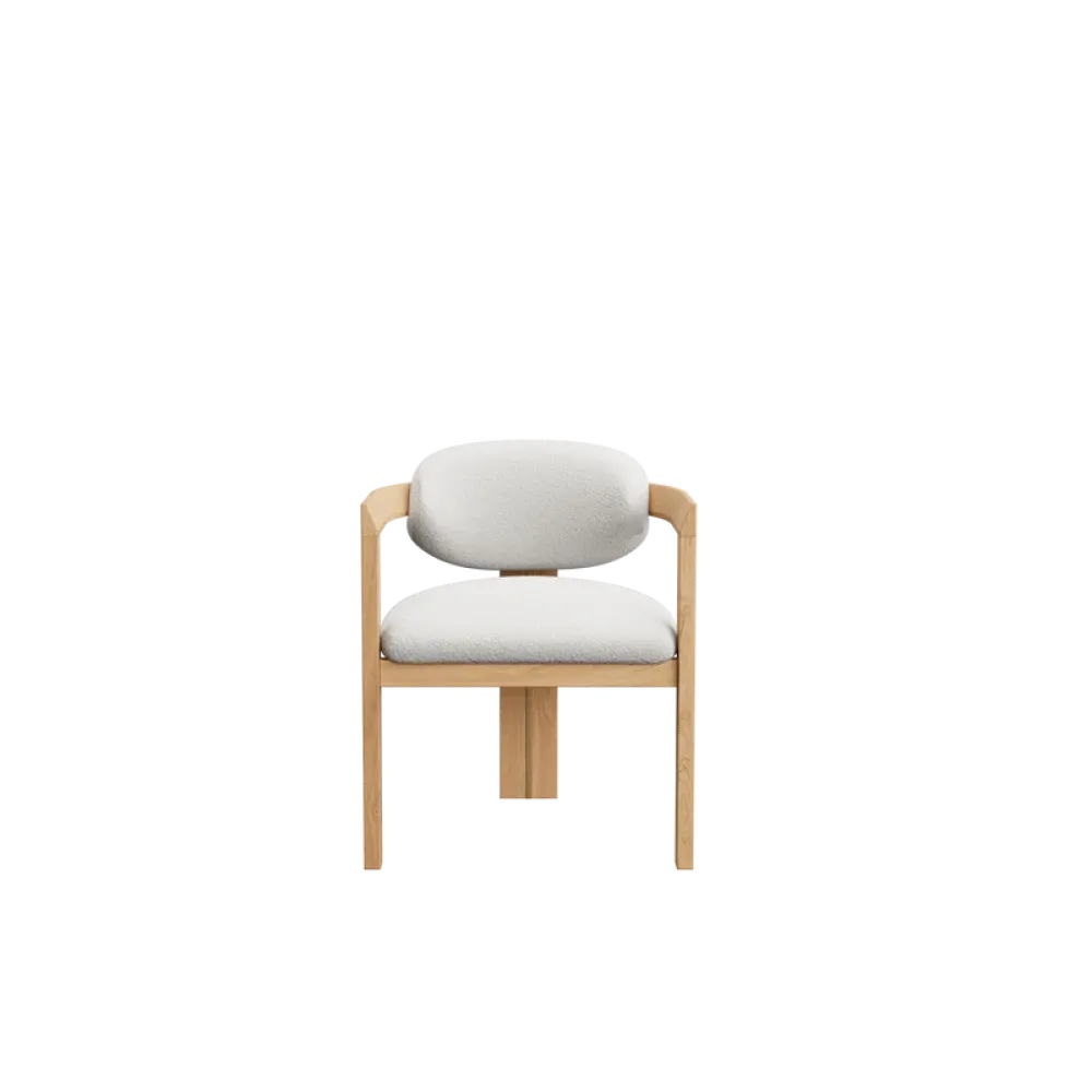 Scaun customizabil L61xA61xH80cm Bordeaux