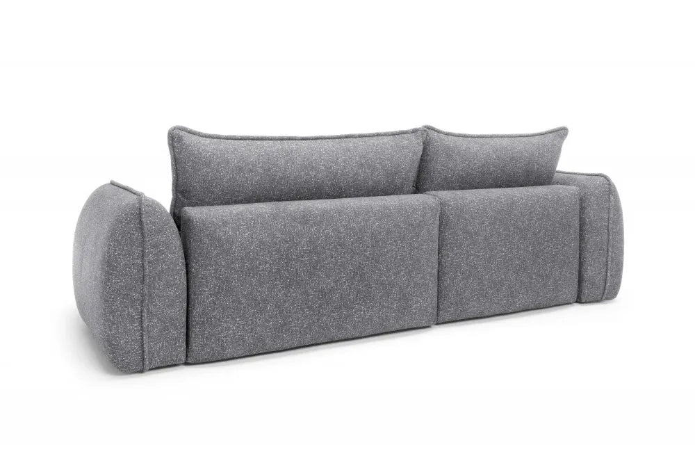 Coltar extensibil cu spatiu depozitare din Stofa Gri deschis Visby