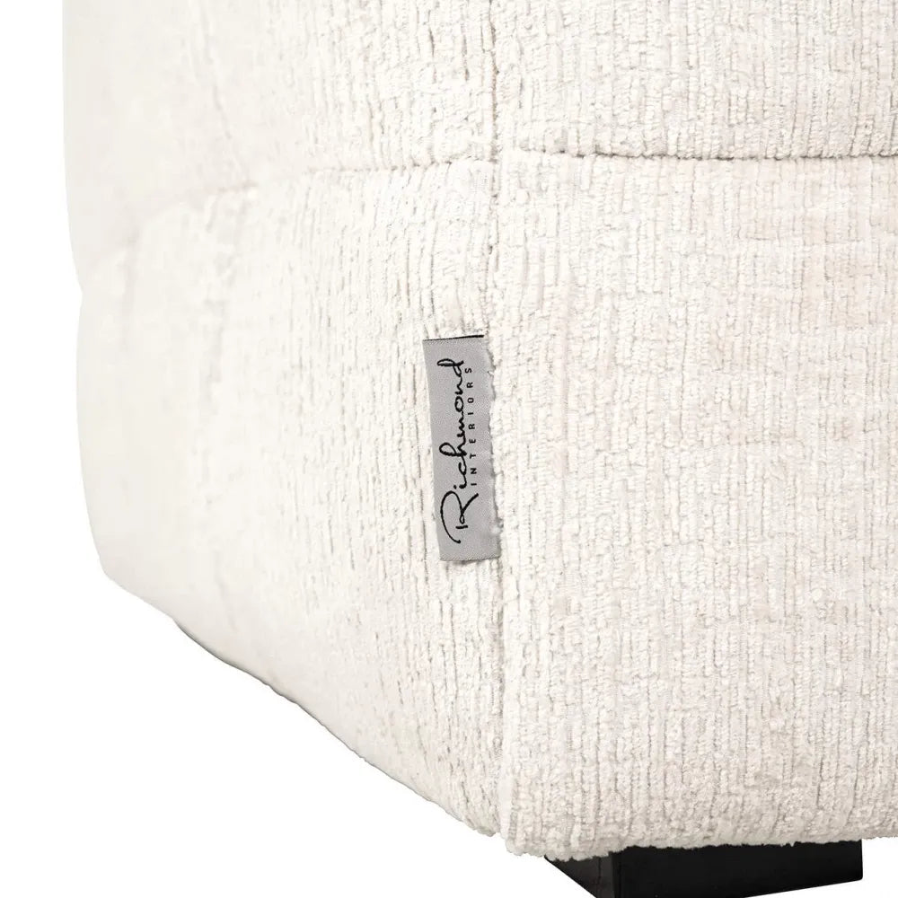 Fotoliu tapitat cu Stofa Crem H71xA95xL124cm Merrol Richmond interiors