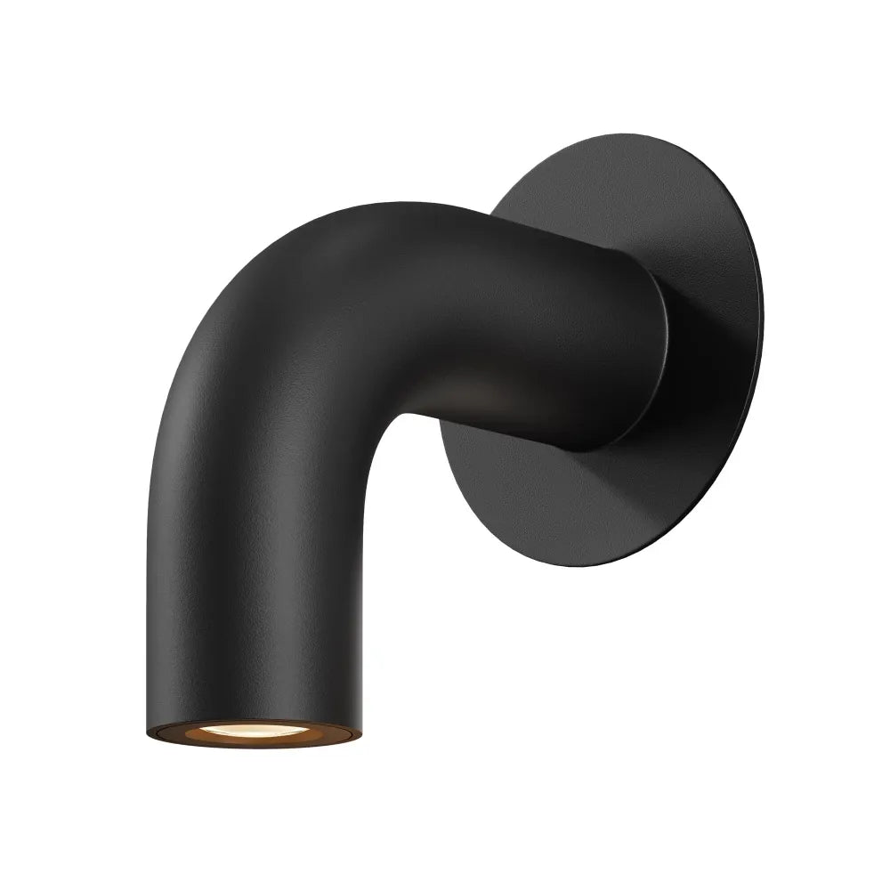 Aplica perete din Otel inoxidabil Gri grafit H10.9xL9.5cm Sleek