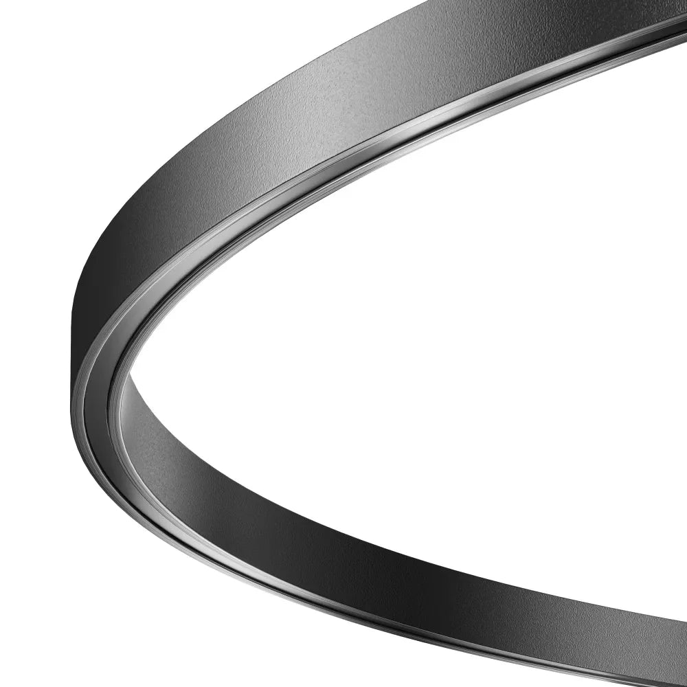 Sina rotunda diametru 80cm Flarity din Aluminiu Negru H1.5xL80cm Flarity