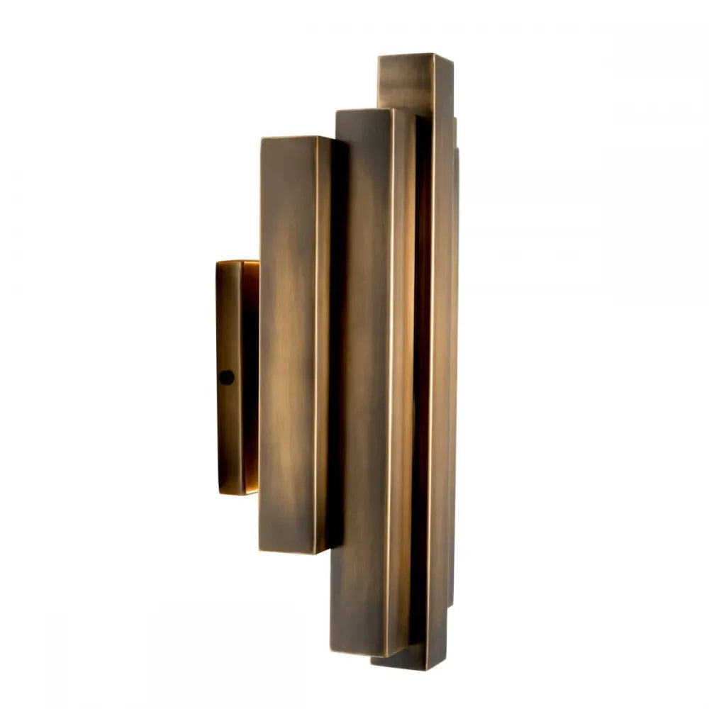 Aplica de perete din Metal Alama H40xL20.5cm Beau Rivage Eichholtz